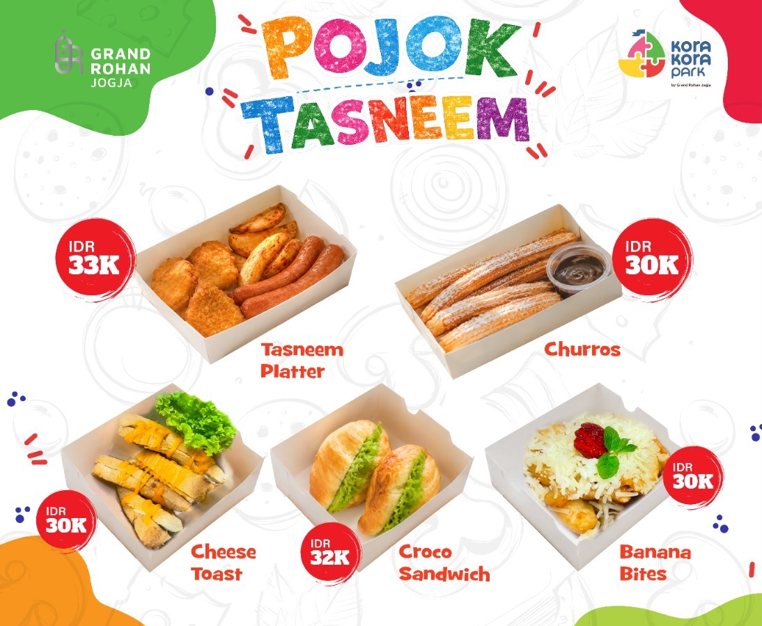 Menu pojok tasneem