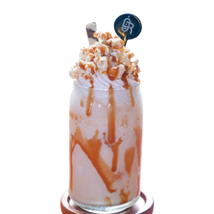 caramel popcorn milkshake